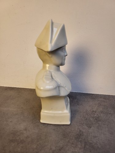BUSTE BOUTEILLE DE NAPOLEON EN FAÏENCE
