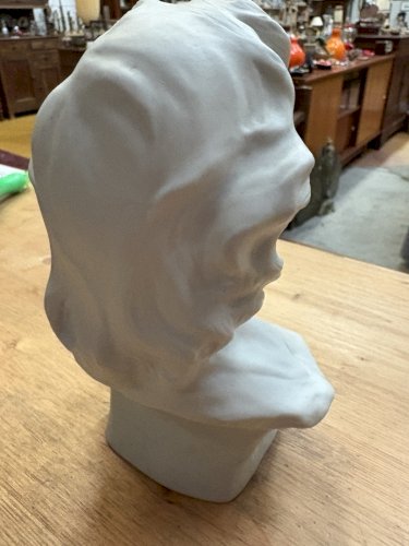 Buste de Chopin en Biscuit signé Nannini – 20 cm