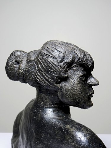Buste de femme céramique XXe artisanat dart à identifier