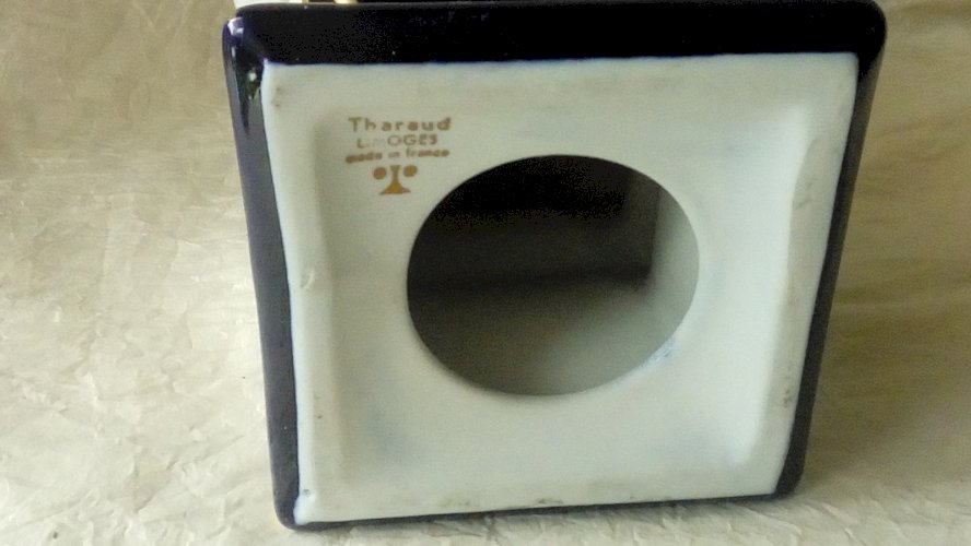 BUSTE EN BISCUIT BEETHOVEN THARAUD SOCLE PORCELAINE DE LIMOGES**