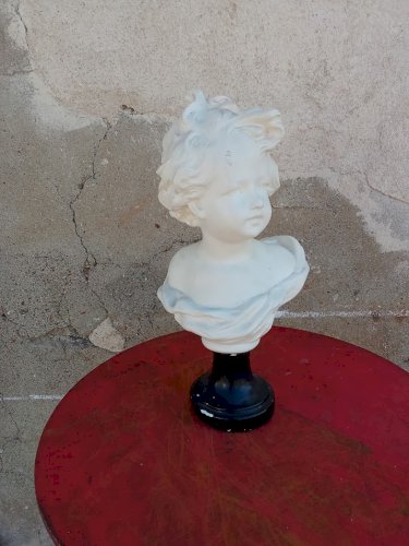 buste en plâtre ancien