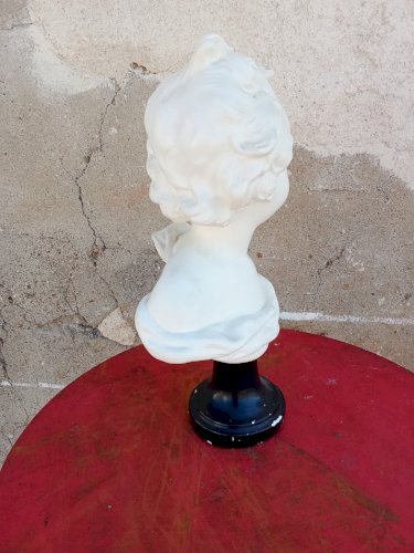 buste en plâtre ancien
