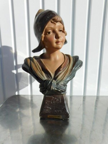 BUSTE EN PLATRE FEMME HOLLANDAISE N°3
