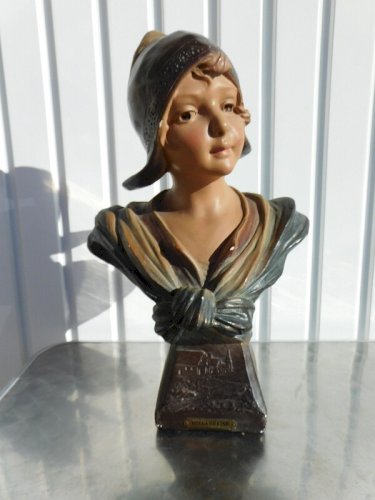 BUSTE EN PLATRE FEMME HOLLANDAISE N°3