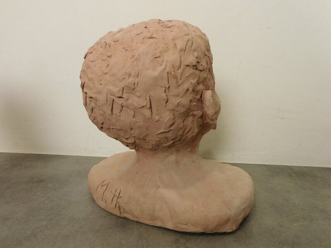 BUSTE EN TERRE CUITE D'ENFANT MTH MARIE MELLA N° 5