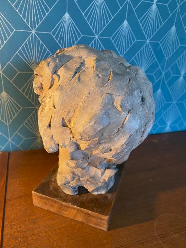 Buste en terre cuite XIXème. Etude d'un visage d'enfant attribué à Carpeaux.