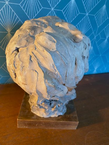 Buste en terre cuite XIXème. Etude d'un visage d'enfant attribué à Carpeaux.