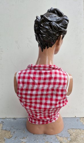 Buste mannequin de magasin vintage 
