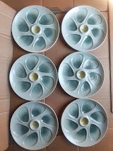  C neuf !1960/70 Salins France 6 assiettes à Huîtres 