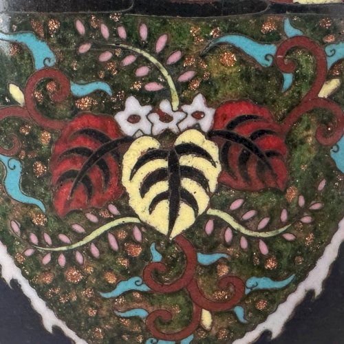 Cache-pot cloisonné Japon fin du XIXe M4047