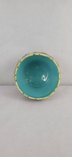 Cache-pot en barbotine Art Nouveau