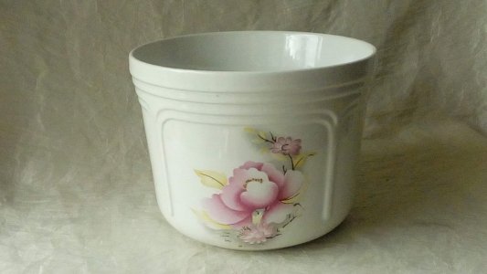 POT CACHE IN CERAMIC JAPANESE CHERRY BLOSSOM