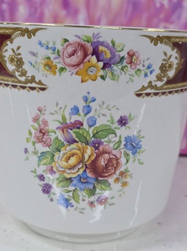 cache-pot jardinière vintage porcelaine enoch wedgwood england