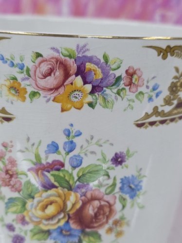 cache-pot jardinière vintage porcelaine enoch wedgwood england