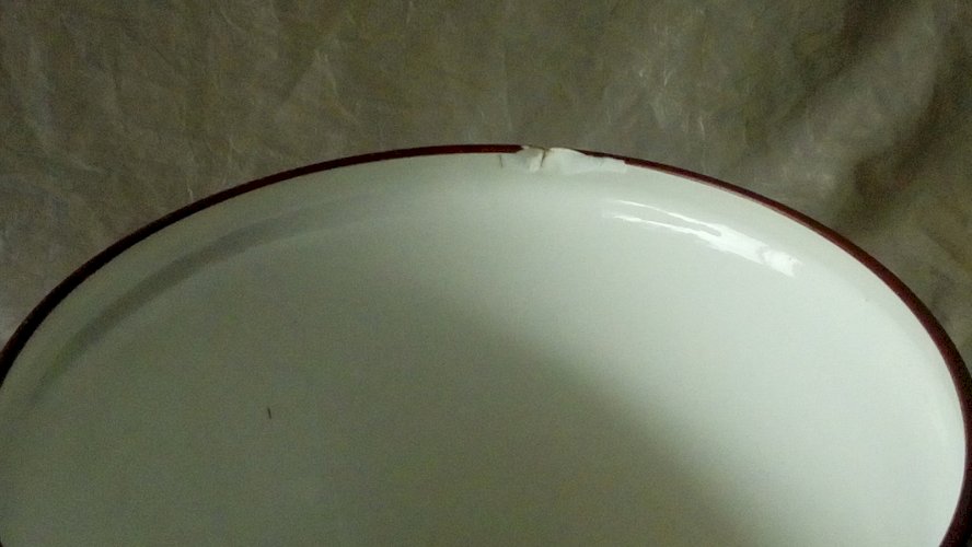 CACHE POT TRIPODE EN PORCELAINE DE LIMOGES DECOR FAISANSART NOUVEAU**