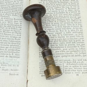 Cachet Clos de Vougeot Jules Ouvrard 1854 L9316