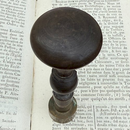 Cachet Clos de Vougeot Jules Ouvrard 1854 L9316