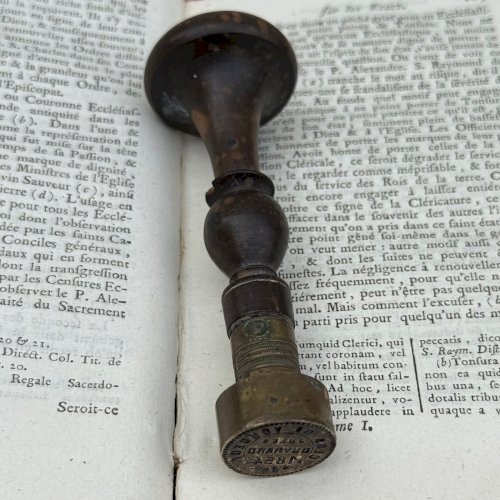 Cachet Clos de Vougeot Jules Ouvrard 1854 L9316