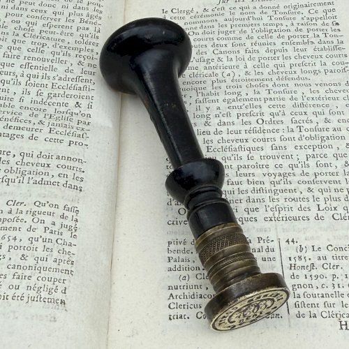 Cachet XIXe 1825 Romanet Conti L9317