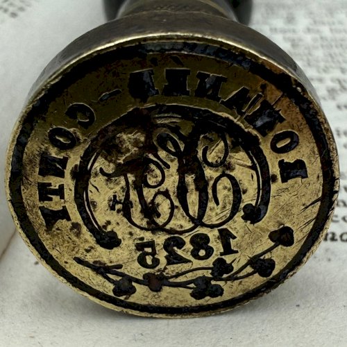 Cachet XIXe 1825 Romanet Conti L9317