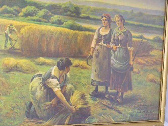 * CADEAU PUBLICITAIRE CHROMO PUBLICITE EPICERIE DROGUERIE en GROS COGNAC 1900 D