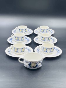 Cadiz – 6 cups and 6 espresso cups & milk jug – Villeroy & Boch