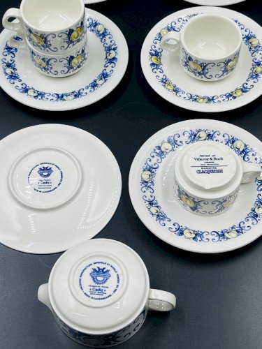 Cadiz – 6 tasses et spus tasses expresso & pot à lait – Villeroy & Boch