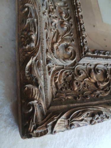 Cadre ancien début XXe siècle avec photo