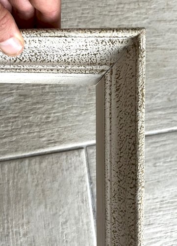 cadre ancien montparnasse bois patine feuillure 21x16 cm