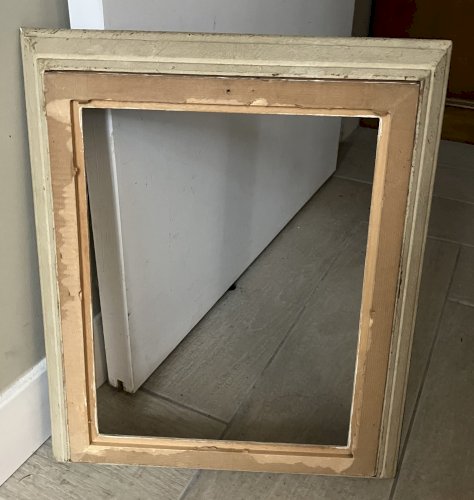 cadre ancien montparnasse mouchete format 3F feuillure 35x27 cm