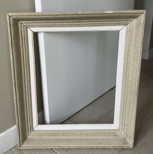 cadre ancien montparnasse mouchete format 8F feuillure 46x38 cm