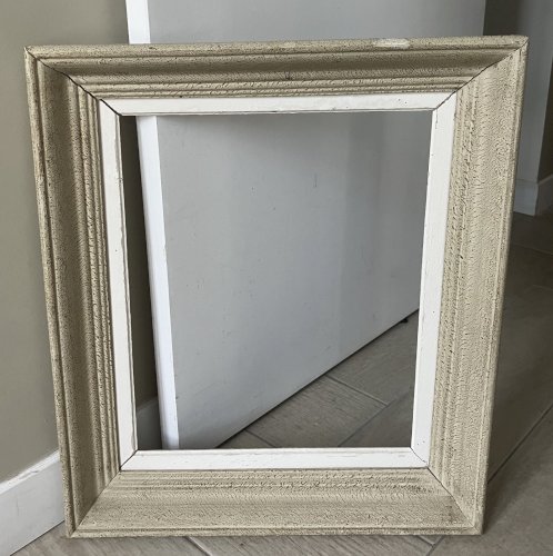 cadre ancien montparnasse mouchete format 8F feuillure 46x38 cm