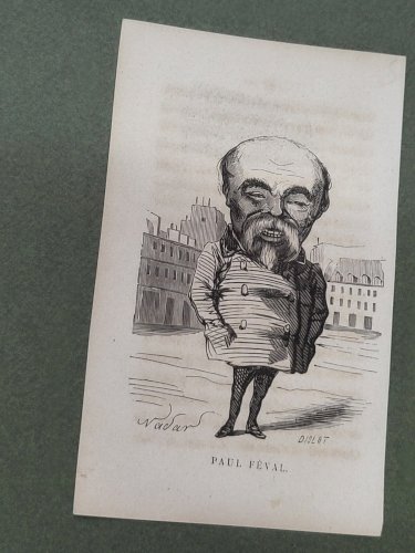CADRE AVEC 15 CARTES BINETTES NADAR GASPARD FELIX TOURNACHON 1820-1910