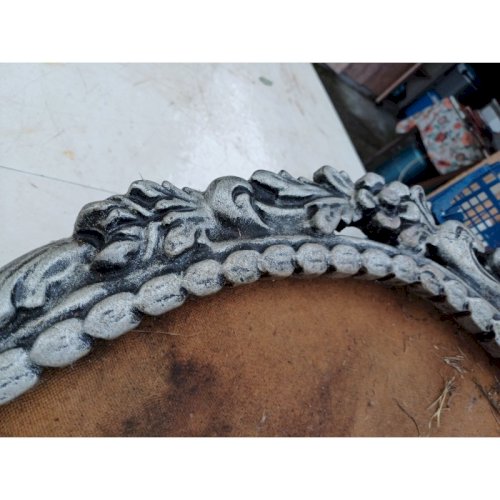 Cadre Bois Cérusé Vieux Gris