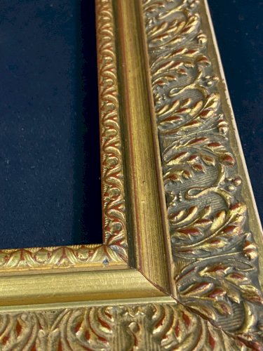 Cadre en bois doré à décor de rinceaux style Louis XIV Régence Louis XV