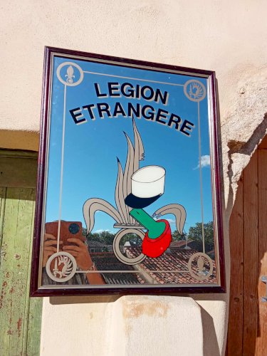 Cadre en verre légion étrangère 