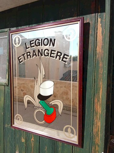 Cadre en verre légion étrangère 