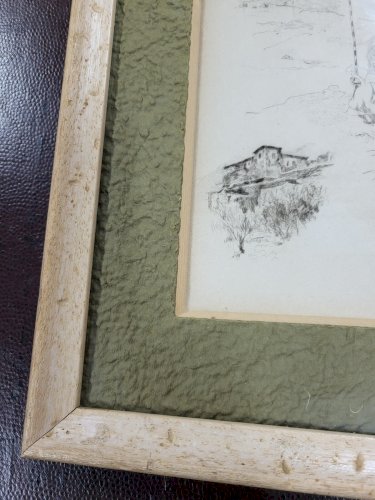 CADRE GRAVURE DE HENRI LE RICHE MAROC 1932 N° 1