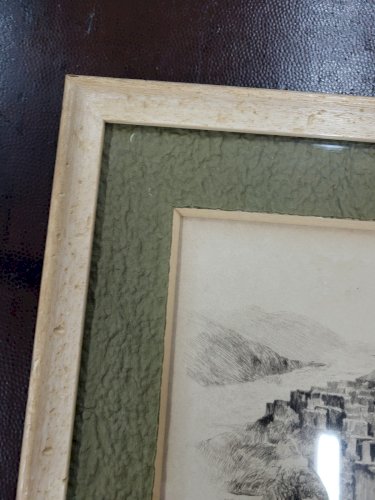 CADRE GRAVURE DE HENRI LE RICHE MAROC 1932 N° 2