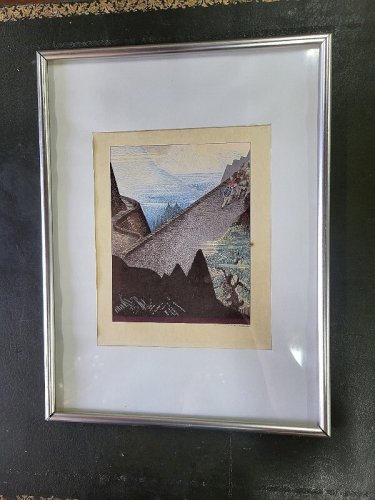 CADRE GRAVURE EAU FORTE FRANCOIS LOUIS SCHMIED N° 2