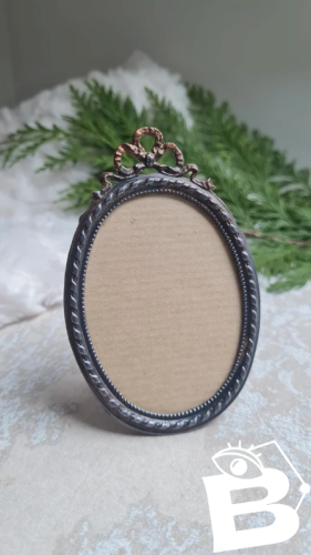 cadre mini ovale style louis XVI - mini cadre porte photo