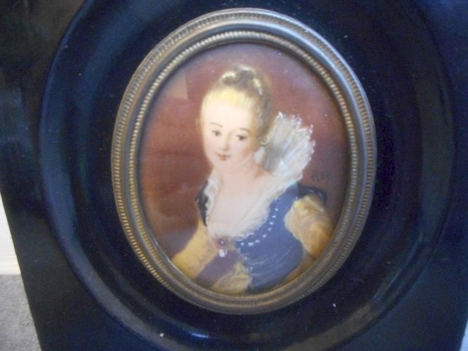 CADRE MINIATURE FRAGONARD L'ETUDE N° 7