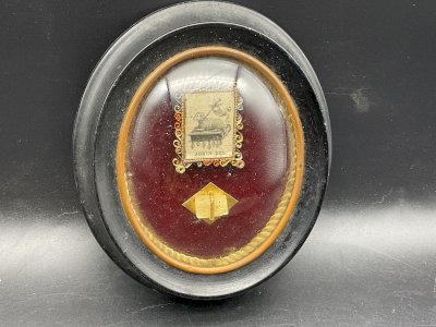 Cadre Reliquaire Napoléon III RELIQUE AGNUS DEI