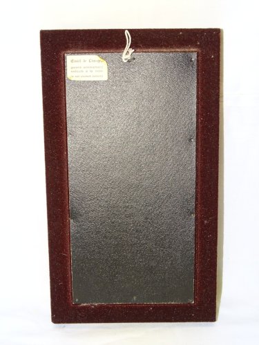 - CADRE TABLEAU EMAIL Signé JEAN GRANGER LIMOGES OISEAU de PARADIS DECO XXe  D