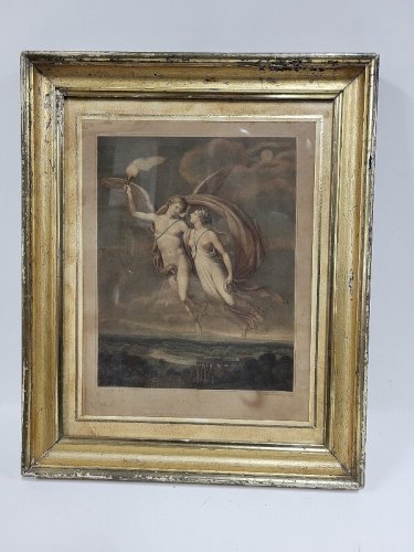 CADRE TABLEAU GRAVURE LOVE HEALED ROBT COOPER FOULPS N°2