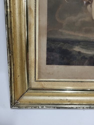 CADRE TABLEAU GRAVURE LOVE HEALED ROBT COOPER FOULPS N°2