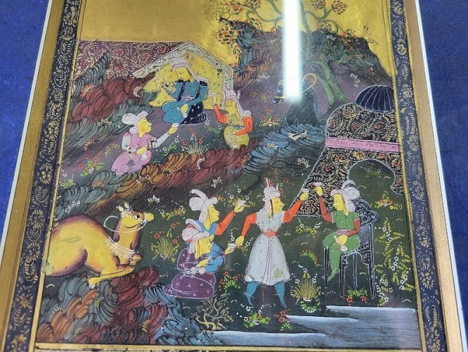 CADRE TABLEAU SCENE MUSULMANE N° 1