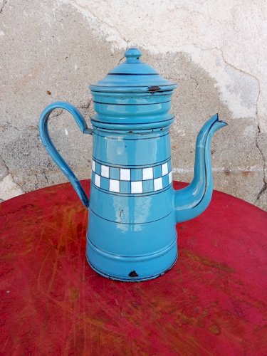 cafetière émaillée ancienne