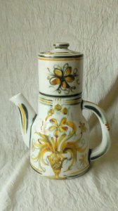 CAFETIERE EN CERAMIQUE KERALUC QUIMPER**