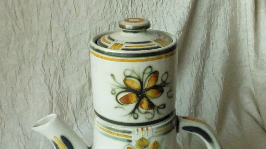 CAFETIERE EN CERAMIQUE KERALUC QUIMPER**
